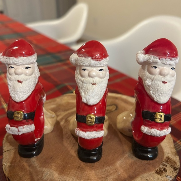 Vintage Santa Napkin Rings Holders Christmas - Picture 3 of 13